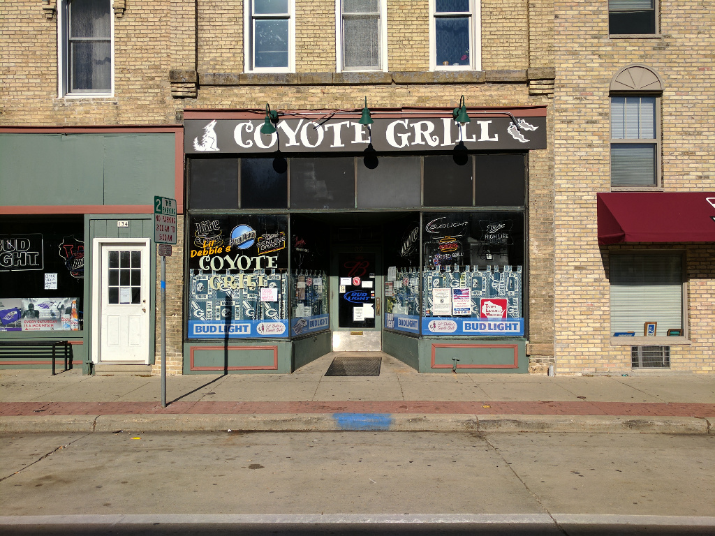 External view of Coyote Grill during the daytime
